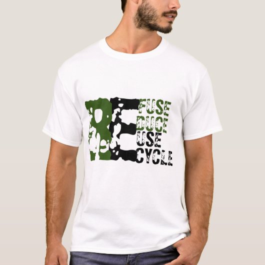 VERRINGERN GERECYCELT T-Shirt (Vorderseite)