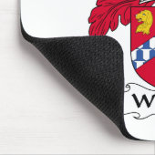 Verringern Sie Familienwappen Mousepad (Ecke)