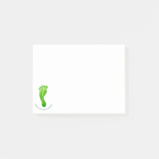 Verringern Sie Ihr ökologisches Post-it Klebezettel (Vorderseite)