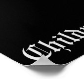 Verringern Sie Ihre Geschwindigkeit Poster (Ecke)