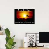 Verringern Sie Ihre Geschwindigkeit Poster (Heimbüro)