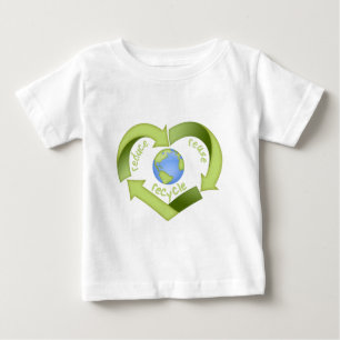 Verringern Sie, verwenden Sie wieder, recyceln Sie Baby T-shirt
