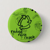 Verringern Sie Wiederverwendung recyceln Button (Vorderseite)