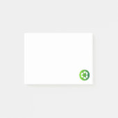 Verringern Sie Wiederverwendung recyceln! Post-it Klebezettel (Vorderseite)