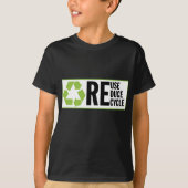 Verringern Sie Wiederverwendung recyceln T-Shirt (Vorderseite)
