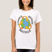 Verringern Sie Wiederverwendung recyceln T-Shirt (Vorderseite)