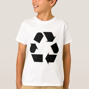 Verringern Sie Wiederverwendung recyceln T-Shirt