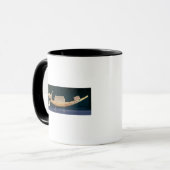 Verringertes Modell eines Bootes vom Grab Tasse (Vorderseite Links)