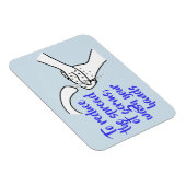 Verringerung der Ausbreitung von Keimen, Waschhand Magnet (Rechte Seite)