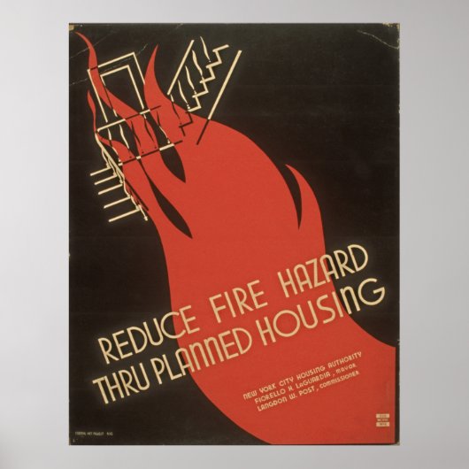 Verringerung der Brandgefahr Thru Plane Housing WP Poster (Vorne)