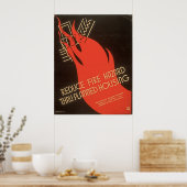 Verringerung der Brandgefahr Thru Plane Housing WP Poster (Küche)