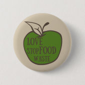 Verringerung der Lebensmittelverschwendung Button (Vorderseite)