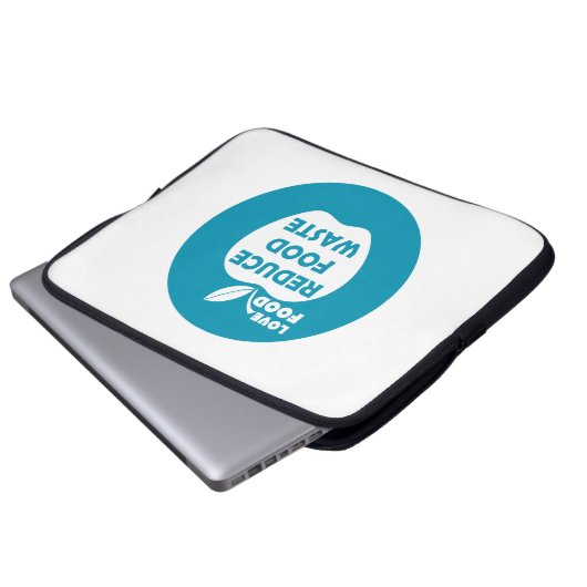 Verringerung der Lebensmittelverschwendung Laptopschutzhülle (Vorne Knopf)