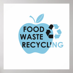 Verringerung der Lebensmittelverschwendung Poster