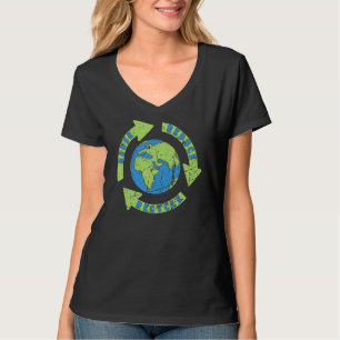Verringerung der Wiederverwendung Gerecycelt Erder T-Shirt