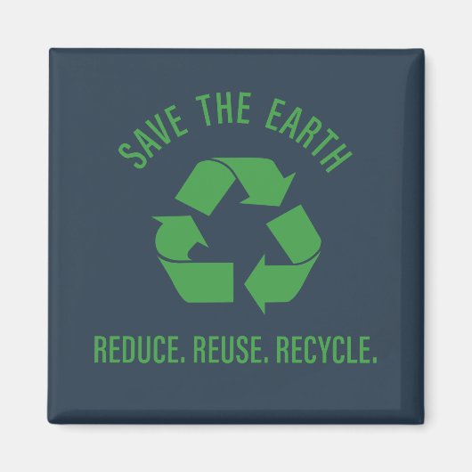 Verringerung der Wiederverwendung gerecycelt Magnet (Vorne)