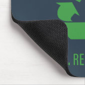 Verringerung der Wiederverwendung gerecycelt Mousepad (Ecke)
