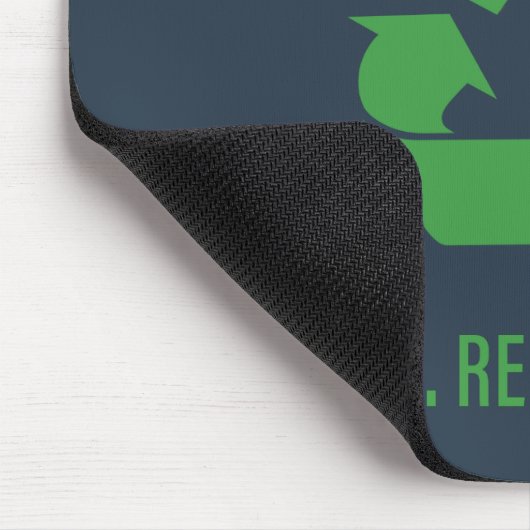 Verringerung der Wiederverwendung gerecycelt Mousepad (Ecke)