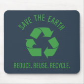 Verringerung der Wiederverwendung gerecycelt Mousepad (Vorne)