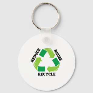 Verringerung der Wiederverwendung Gerecycelt Mutte Schlüsselanhänger