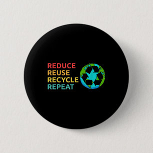 Verringerung der Wiederverwendung Gerecycelt Plane Button