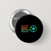 Verringerung der Wiederverwendung Gerecycelt Plane Button (Vorne & Hinten)