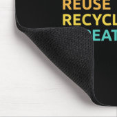 Verringerung der Wiederverwendung Gerecycelt Plane Mousepad (Ecke)