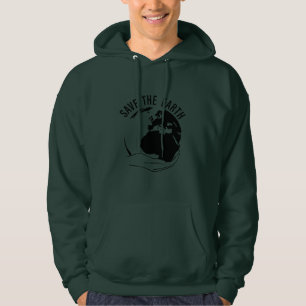 Verringerung der Wiederverwendung gerecycelt rett  Hoodie