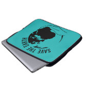 Verringerung der Wiederverwendung gerecycelt rett Laptopschutzhülle (Vorne Knopf)