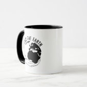 Verringerung der Wiederverwendung gerecycelt rett  Tasse (Vorderseite Links)