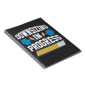 Verringerung des Gewichtes der Diät-Operation Notizblock (Rechte Seite)