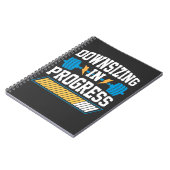 Verringerung des Gewichtes der Diät-Operation Notizblock (Linke Seite)