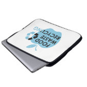 Verringerung von Lebensmittelabfällen, die ökologi Laptopschutzhülle (Vorne Knopf)