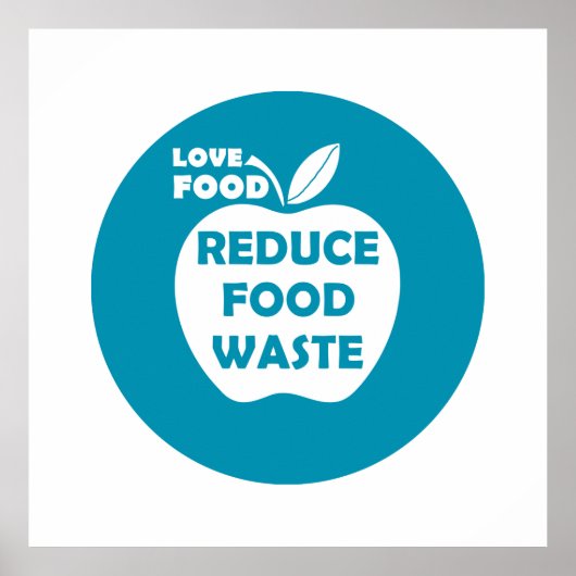 Verringerung von Lebensmittelabfällen, die ökologi Poster (Vorne)