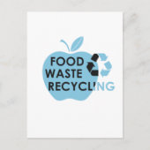 Verringerung von Lebensmittelabfällen, die ökologi Postkarte (Vorderseite)
