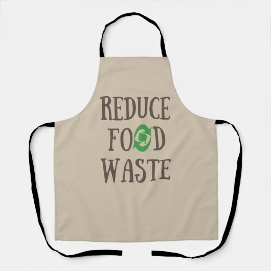 Verringerung von Lebensmittelabfällen, die ökologi Schürze (Vorderseite)