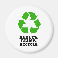 Verringerung, Wiederverwendung, Recycle - Grünes L