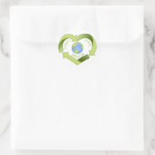 Verringerung, Wiederverwendung, Recycle Runder Aufkleber (Tasche)