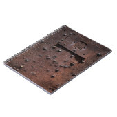 Verrostendes Notizbuch Notizblock (Linke Seite)