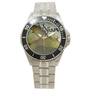 Verrostete Becken-Uhr Armbanduhr