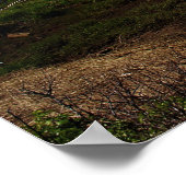 Verrostete Dachspitze Poster (Ecke)