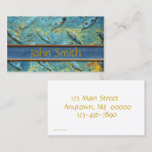 Verrostete Diamant-Platten-MetallVisitenkarte Visitenkarte (Vorne/Hinten)