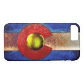 Verrostete Metallcolorado-Flagge Case-Mate iPhone Hülle (Rückseite (Horizontal))