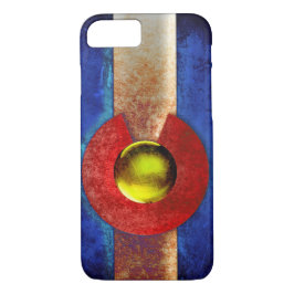 Verrostete Metallcolorado-Flagge iPhone 8/7 Hülle