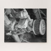 Verrostetes Auto-Motor-Puzzlespiel Puzzle (Horizontal)