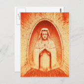 Verrostetes Gebet Postkarte (Vorne/Hinten)