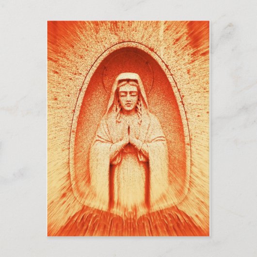 Verrostetes Gebet Postkarte (Vorderseite)