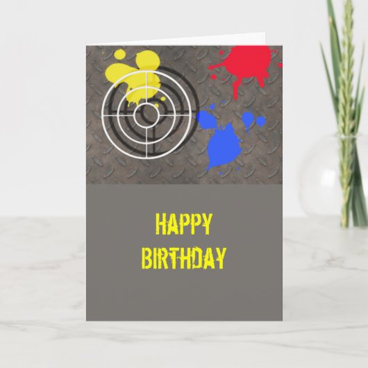 Verrostetes Gitter mit Gewehr-Anblick Karte (Vorderseite)