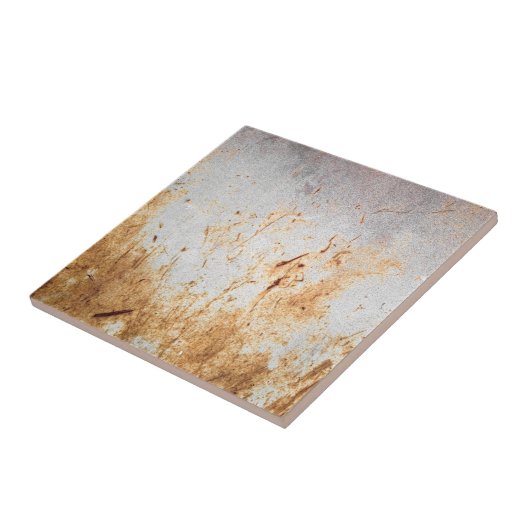 Verrostetes rostiges Metall Fliese (Seite)