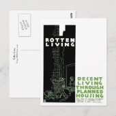 Verrottetes Leben Postkarte (Vorne/Hinten)